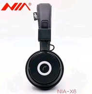 HEADPHONE BLUETOOTH NIA X3 - WIRELESS CALLS & MUSIC TF CARD FM