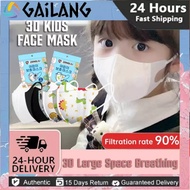 Homem 3d face mask duckbill 3ply 3d face mask kids 50pcs Duckbill 3D Kids Baby Disposable Face Mask