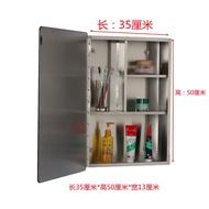 XY！304Stainless Steel Bathroom Cabinet Bathroom Storage Cabinet Makeup Mirror Cabinet Wall-Mounted Dressing Table Mirror
