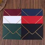 Solid Color Envelope 7'' x 5'' Vintage Bronzing Envelope for Baby Shower Wedding