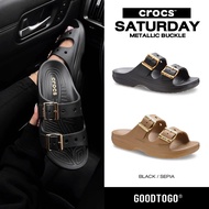 Crocs Saturday Metallic Buckle Sandal Model 213316-001/213316-2EY