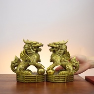 Bronze Gossip Kirin Ornaments Wholesale Bronze Wear Wealth Kirin Ornaments Gossip Wealth Bronze Goss
