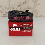 KENDA INNER TYRE 700x23/25C PRESTA FV 60MM