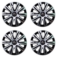 *โปรโมชั่นสุดคุ้ม* Wheel Cover ฝาครอบกระทะล้อ ขอบ R 15 นิ้ว ลาย ดุม TOYOTA ดุมดำเงิน wc83 (1 ชุด มี 4 ฝา)**ครบจบในร้านเดียว**