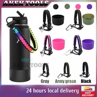 HydroFlask Boot Silicon Cover Aquaflask Accessories 32&amp;40 oz Protective Bottom Non-Slip Aqua flask Tumbler Boot Sleeve Cover &amp; Paracord Handle Colored Cup Rope Set【Ready Stock Manila】