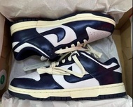 ✨Nike Dunk Low "Midnight Navy and White" 低幫 板鞋 男女同款 海軍藍色