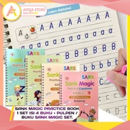 SANK MAGIC PRACTICE BOOK 1 SET CONTAINS 4 BOOKS + PEN SANK MAGIC BOOK/ SET