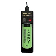[99% Praise Rate] Yonii Yonii TC1 Lithium Battery Charger 18650 Battery Charger 2A Fast Type-C Inter