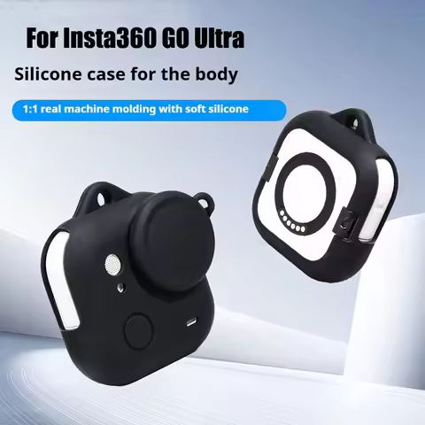 Silicone Case for Insta360 GO Ultra Cameras Storage Bag Screen Protector Film for Insta 360 GO Ultra