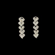 Silver Fashion Diamond Earrings