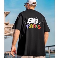 [M-8XL] Personalized Printed Short Sleeved Men's T-shirt American Trend Plus Size T-shirt for Men