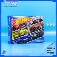 Hot Wheels Multipack Europe Car 6 Pack 19 Mercedes Benz A-Class, 2019 AUDI R8 Spyder, 2020 Jaguar F 