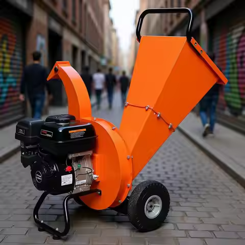 9 HP 274cc Gas Engine 4 Max Diameter Heavy-Duty Wood Chipper Shredder Mulcher