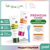 Up Your Look Heygurl Claymask serum Delima Mactha masker wajah organik