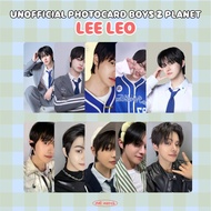 LEE LEO ALD1/ ALPHA DRIVE ONE/ BOYS 2 PLANET/ BOYS II PLANET/ BOYS PLANET 2/ UNOFFICIAL PHOTOCARD/