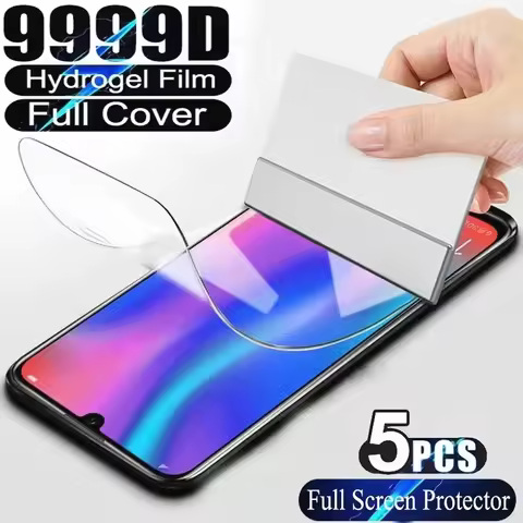 5PCS Hydrogel Film for Huawei P30 Lite P20 Pro P10 Plus P8 P9 P Smart 2019 2020 Y5p Y6p Y7p Y6S Y8S 