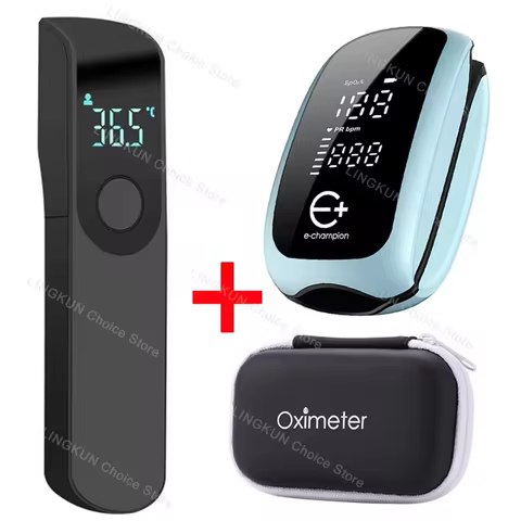 Rechargeable Medical Oximeter Strap Lanyard Fingertip Pulse Oximeter Blood Oxygen Saturation Monitor