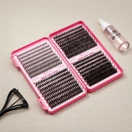 DIY Eyelash Extension Set 8-16mm 30D-40D-50D-60D-80D D Curl 640 Clusters Large Volume Set Sambungan 