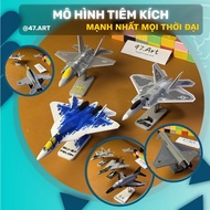 Assembled Airplane Models Su-57, F-22, F-35, F-14, F/A-18 [GENUINE M.H.V] The most powerful 5.0 figh