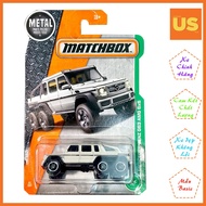 Matchbox Model Car Mercedes-Benz G63 AMG 6x6 Milk White, Genuine Red