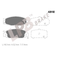LPB Brake Pad FRonT NA08190Mitsubishi Canter FB511 2.8D 97'-05',FB300 2.7D 91'-96',FB120 2.7D 91'-96