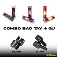 Combo NCY Gloves + Evotech Thai Anti-Vibration Handlebar