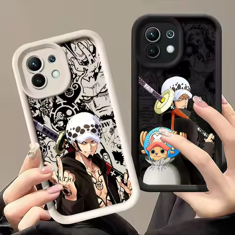 Trafalgar D Water Law Ones Pieces Case For Xiaomi 15T 14T 13T Pro 15 Ultra 17Pro Max Poco F7 X7 X6 F
