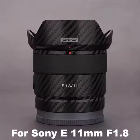 For Sony E 11mm F1.8 Decal Skin Vinyl Wrap Film Camera Lens Protective Sticker Protector Coat E11mm