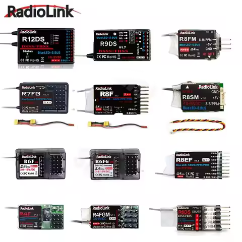 Radiolink R4F R4FG R6F R6FG R6DS R6DSM R7FG R8FM R8EF R8SM R9DS R12DS R12DSM Rc Receiver 2.4G Signal
