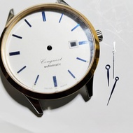 Dai Lang Watch Case 2813 8205 8215 Single Calendar 42mm Front Press Cover Gold Steel Case Three-Hand