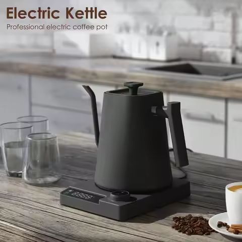 1200W Gooseneck Electric Kettle with Temperature Control Electric Kettle for Coffee and Tea Kettle C