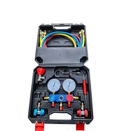 Car air conditioner gas refill meter set, used for R22, R134A, R410 gas