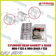 ✢ ● 100% ➞ CYLINDER HEAD AND BASE GASKET - SET  (MIO I 125 MIO SOUL I 125)
