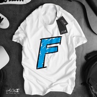 Letter T-Shirt - F - HoCha89 - High Quality Chain Collar Sewing (Real Picture)