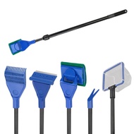 HAVENHUB Adjustable 5 In 1 Aquarium Cleaning Tools Aquarium Cleaner Aquarium Tank Clean Set