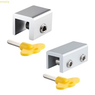 weroyal 4 Pcs Window Security Lock Aluminum Window Limiters Child Safety Sliding Window Restrictor f