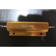 100W 2 Ohm LED Dedicated Decoding Resistor Gold Anti-Flashing 100W Car Light 2R