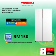 Toshiba GR-RS905WIA-PGY(67) 820L Side-By-Side Door Inverter Refrigerator /Peti Sejuk/ 冰箱