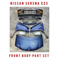 Nissan Serena C23 Front Body Part Set / Bodypart Depan / Front Bumper , Bonnet , Fender &amp; Head Lamp