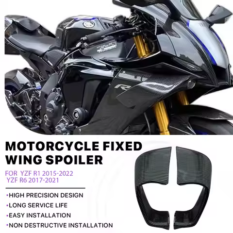 Motorcycle Fixed wing Accessories spoiler Aerodynamic Winglet For Yamaha YZF R1 2015-2023 YZF R6 201