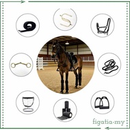 [FigatiaMY] 8 in 1 Horse Kit with Halter Reins Bridle Spurs Equine Supplies for Barn Riding and Outd