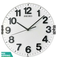 Seiko 3D Numerals Table / Wall Clock with Quiet Sweep Second Hand (QXA656W)