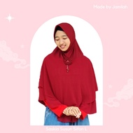 TERMURAH JAMILAH | Saskia Susun Sifon ORIGINAL Jamilah Hijab Size L
