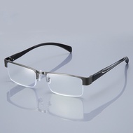 J89863 1pc Metal Frame Squared Lens Spring Hinges Presbyopia Fashion Male Female Unisex Corrective E