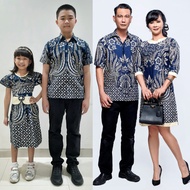 BATIK COUPLE PASANGAN TERBARU 2021 KONDANGAN KELUARGA MODERN SARIMBIT WANITA PRIA AYAH IBU ANAK MUDA
