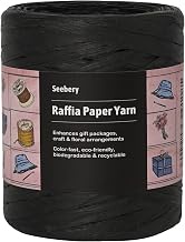 Raffia Ribbon Yarn for Crafts - Raffia Grass Twine for Gift Wrapping, DIY Decoration, Blinds & More 