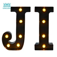 [nvnrbso] Light up Alphabet Sign Black Warm White LED Marquee Letter Light Marquee Letter Lamp for B