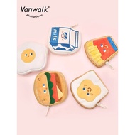 dompet perempuan dompet kecil dompet perempuan murah VANWALK Vitality Breakfast Key Storage Bag Cart