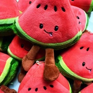 Cute Watermelon Plush Pendant Fun Fruit Plush Doll Gift Keychain Schoolbag Pendant Pendant q68Y