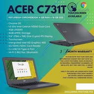 Acer Chromebook C731T Touch Screen FREE Wireles Mouse